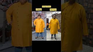 Reduced 24 Kgs By Adopting Healthy Lifestyle!  #shorts #weightloss #transformationjourney #fatloss