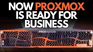 Now Proxmox is ready for business! Meet the Proxinator from 45Drives!