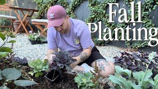 Planting A Small Kale Hedge Fall Planting || Visit Our Garden