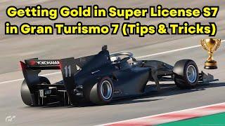 Getting Gold in Super License S-7 in Gran Turismo 7 (Super Formula Time Attack)