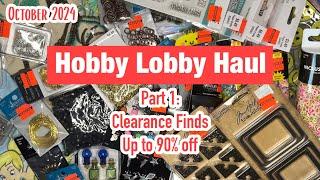 Hobby Lobby Haul | Clearance Finds | part 1 | October 2024