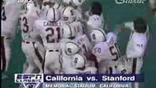 1982 Cal vs Stanford