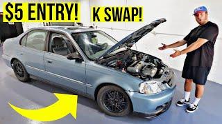 We Built A K24 Civic: You Could Win It For $5!!