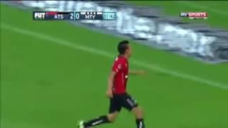 Gol de Daniel Álvarez Atlas vs Monterrey fc (3-0)