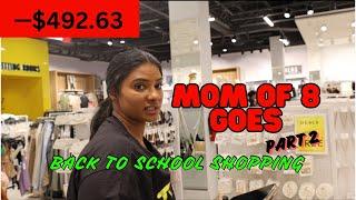 Mom of 8 Takes on the Mall for Back-to-School Shopping | Part 2: 15 Yr old Avi’s Epic Haul