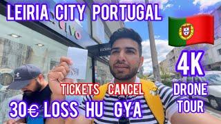 Leiria city 4k tour with drone - Exploring Leira city Portugal  2022