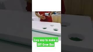 Hydroponics Tutorials (HOW TO MAKE HOLES FOR GROWBOX TUNA BOX?) #shorts #shortsvideo