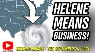 HURRICANE LIKELY WED- Weather Update, Tue, Sep 24, 2024  #tropicalupdate #hurricaneseason2024