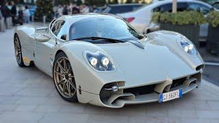 ANDREA PALMA and his LADY Arriving with NEW PAGANI UTOPIA in Monaco 2025 #billionaire #monaco