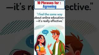 10 Phrases for Agreeing #shorts #learnenglish #english #englishlanguage