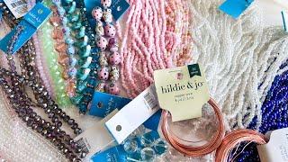 Joann’s Bead Haul | Shop with me at Joann’s | ASMR Bead Organizing #beads #studiovlog #smallbusiness