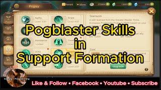 Pogblaster Skills in Pogley Support Formation | Draconia Saga