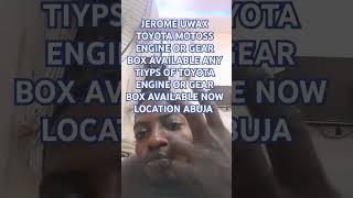 #toyotaengine Jerome uwax Toyota motoss Engine