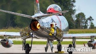 F-86 Sabre Aerobatics - No Music! - Airshow London 2018