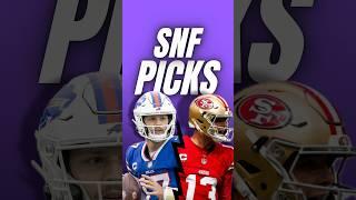 NFL SNF WEEK 13 PICKS!                                             #nfl #nflpicks #snf #bills #49ers