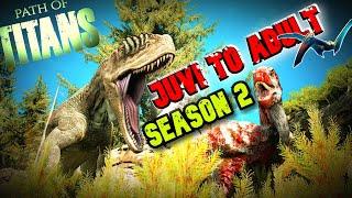 Path of Titans - Juvi to Adult Season 2 - A Metri's complete Odyssey - Raptors on the RUN !