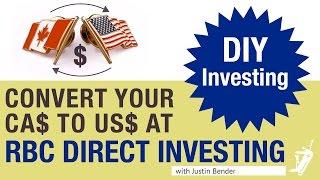 Norbert's Gambit at RBC Direct Investing | DIY Investing with Justin Bender