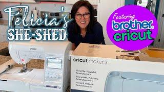 Felicia's She Shed Episode 2 with the Cricut Maker 3!