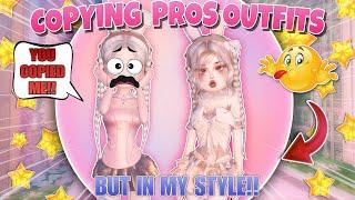 *COPYING* Pros BUT Making Them *MY STYLE* In Dress To Impress!! (Roblox)