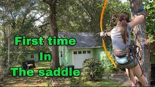 Shooting from the saddle for the first time!