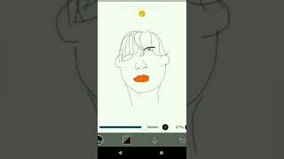 kim teahyung #ibispaintx #art without using iPad pencil art