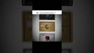 normal card vs American express Card ️ #shorts
