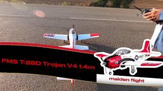 TROJAN T 28 maiden flight
