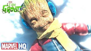 Groot en la nieve | Yo Soy Groot | Marvel HQ España