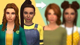 JULIA & BECCA'S TOWNIE MAKEOVER | Sims 4 Create A Sim