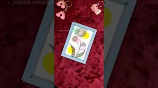 Free Cute frame #diygift #artandcraft #handmade #diyframe #youtubepartner #paperframe #papercraft
