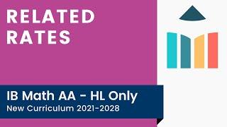 Related Rates [IB Math AA HL]