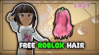 How to get this CUTE NEW HAIR on Roblox for FREE!🫰