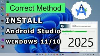 How to Download and install Android Studio on Windows 10 or 11 in 2025? Also Creating Emulators