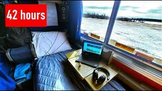 42 Hour Journey On Sleeper Train - Amtrak Empire Builder ( Chicago  →  Washington State )