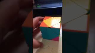 Skewb Rubik’s cube (I scrambled it)