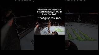 “Nikita Krylov Is A Easy Dub For Reyes” #shorts #ufc #mma #mmafighter #ufcfightnight #mmatraining