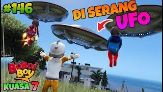 GTA 5 MOD BOBOIBOY KUASA SOLAR UPIN DAN IPIN DI SERANG UFO