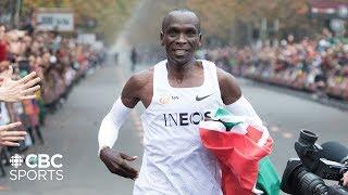 Eliud Kipchoge Breaks the 2 Hour Marathon Barrier in Vienna | INEOS 1:59 Challenge | CBC Sports