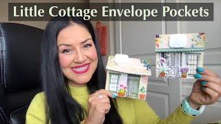 How To Make My Little Cottage Envelope Pockets Made with Greeting Card Envelopes