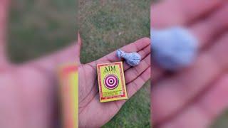 How to make POP It firecracker using matches  #shorts