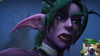 Tyrande vs Nathanos Blightcaller reaction. Shadowland Pre Patch Cinematic