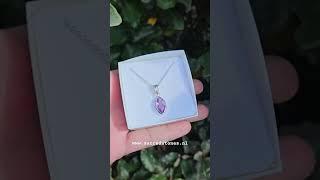 Sterling Silver Faceted Amethyst Necklace. #amethyst #amethystjewelry #jewelry #gemstone #necklace