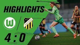 Souveräne Generalprobe | Highlights | VfL Wolfsburg - BK Häcken