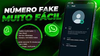 HACK GERANDO NÚMERO VIRTUAL PARA WHATSAPP SEM CHIP (Como criar número fake para WhatsApp) JT SMS