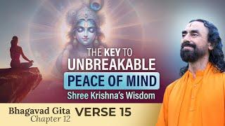 No one can Steal Your Peace of Mind if you Realize this - Shree Krishna | Swami Mukundananda