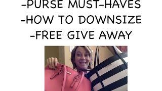 How To Organize A Handbag -  What Goes In Your Purse