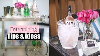 Entertaining Tips & Ideas - At Home Entertaining & Hosting  Collab With Nitraab - MissLizHeart