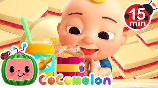 Peanut Butter Jelly Lunch Snack! | Healthy Foods | CoComelon Kids Songs & Nursery Rhymes