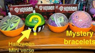 MGA Mini verse make it mini foods Halloween 2, WB horror friendship bracelets. Adult collector