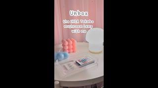 Unboxing: Unbox the IKEA Tokabo mushroom lamp with me ︎